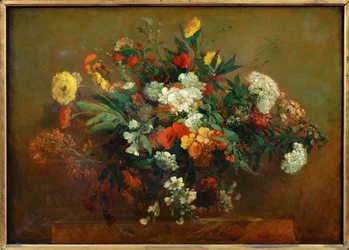 Flores (pintura sobre lienzo)