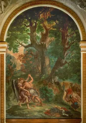 Jacob luchando con el ángel
