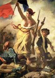 La Libertad guiando al pueblo, 28 de julio de 1830, hacia 1830-31, detalle de 3692