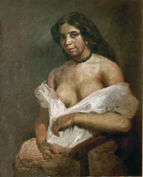Mujer mulata (óleo sobre lienzo)
