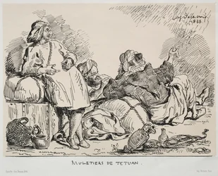 Arrieros de Tetuán, 1833