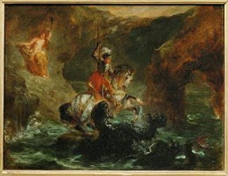 Saint Georges combattant le dragon, dit aussi Persee delivrant Andromede - San Jorge luchando contra el dragón ...