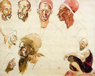 Bocetos de Cabezas