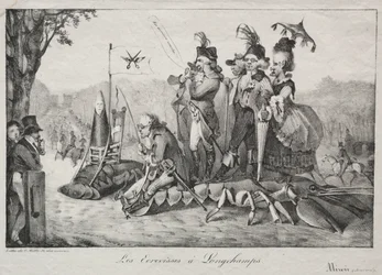 Los cangrejos de Longchamps, 1822