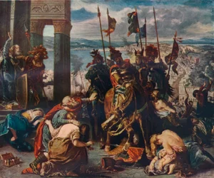 La entrada de los cruzados en Constantinopla, 1840, 1911