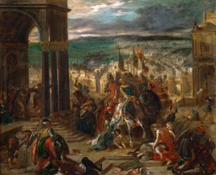 La entrada de los cruzados en Constantinopla