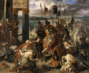 La entrada de los cruzados en Constantinopla
