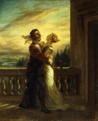 La despedida de Romeo y Julieta; Les Adieux de Romeo et Juliette, 1845