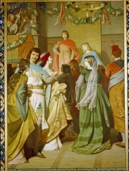 La vida en la corte del Castillo del Santo Grial ...