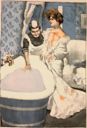 En el baño... / Mundo galante