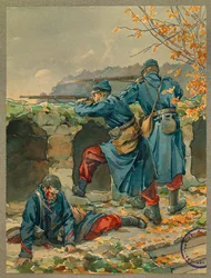 Mañana de la batalla de Vailly, muerte del cabo Marge