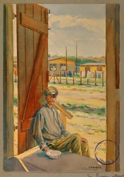 retrato de un prisionero ruso, Gustrow