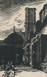 Nevers - Torre de la Catedral, 1919