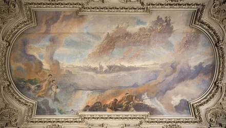 La Revolución Francesa (techo central), entre 1906 y 1911 (óleo sobre lienzo)