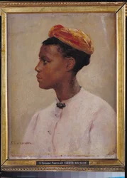 Joven mujer negra