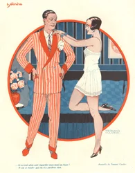 Ilustración de "Le Sourire" (litografía en color)