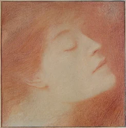 Cabeza de una mujer, 1892