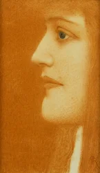 Estudio de una Mujer de Perfil, 1910