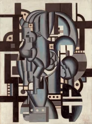Composición en azul
