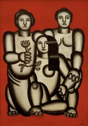 Composición con tres mujeres
