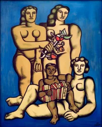 Composición con tres hermanas