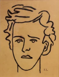 Retrato, Museo Arthur Rimbaud, Charleville-Mézières, Ardenas, Francia.