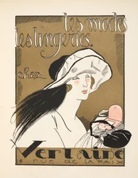 Anuncio de Verlaine, de Gazette de Bon Ton, pub. 1920