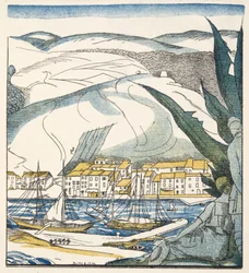 Antibes, de Gazette de Bon Ton, pub. 1920