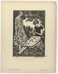 Gazette du Bon Ton, 1920 - No. 5, Pl. 34: Un poco demasiado