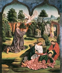 Oración en el Huerto de los Olivos, pintura de Fernando Gallego