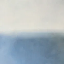 Horizonte azul brumoso