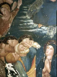 Ascensión de Jesús al cielo, detalle
