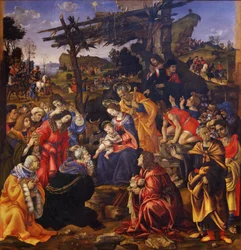 Italiano: Adoración de los Reyes Magos Adoración de los Reyes Magos
