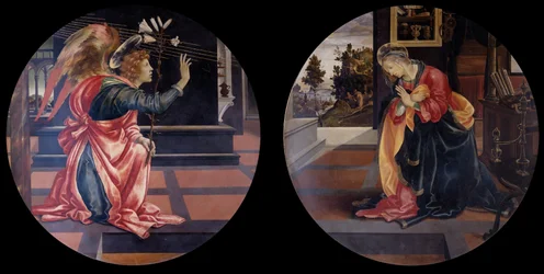 La Anunciación, 1483-1484