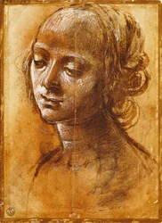 Figura femenina, por Filippino Lippi