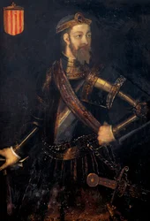 Retrato de Ramón (Raimundo) Borell I (972-1017), conde de Barcelona, Gerona y Ausona
