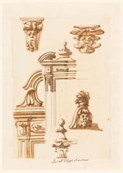 Dibujo, Estudios arquitectónicos, 1750-90