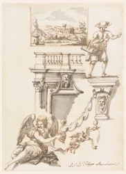 Dibujo, arquitectura y estudios de figuras, 1750-90