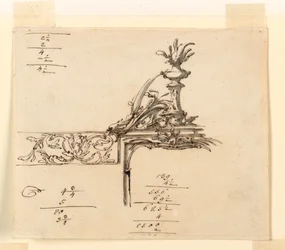 Dibujo, Proyecto de marco, 1750-75