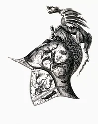 Casco damasquinado del Rey Francisco I de Francia, 1855