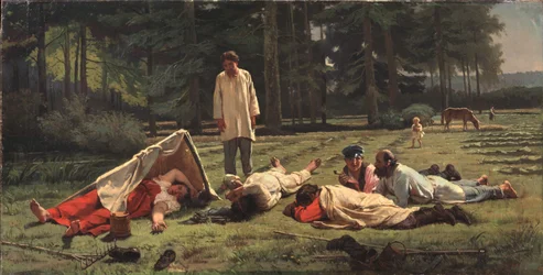 Descanso en la Cosecha de Heno, 1887