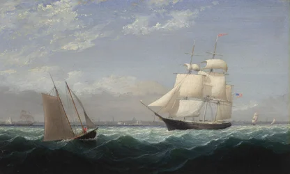Barcos en el puerto de Boston