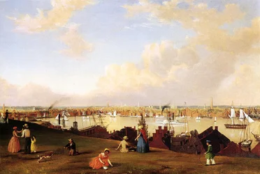 Vista de Baltimore, c.1850