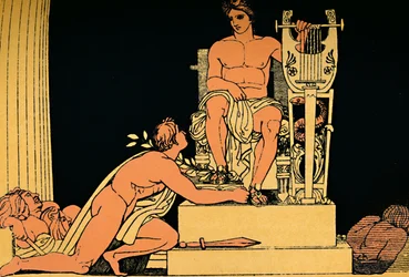 Orestes suplicante a Apolo, 1880