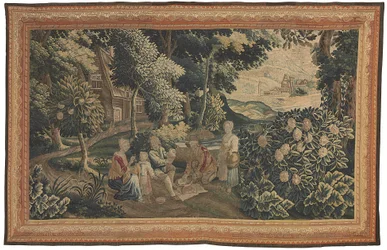 Un tapiz pastoral flamenco, principios del siglo XVIII (textil)
