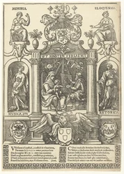 Escudo de armas del Gremio de San Lucas de Amberes