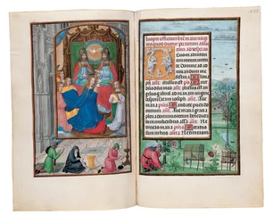 Folios del Libro de Horas de Rothschild, Gante o Brujas, c.1505