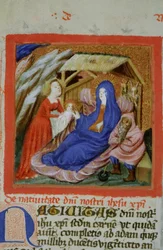 Página del Ms Gen 1111 de la Legenda Aurea, Brujas
