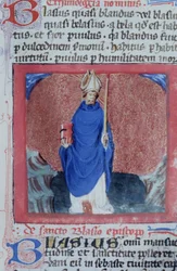 Página del Ms Gen 1111 de la Legenda Aurea, Brujas