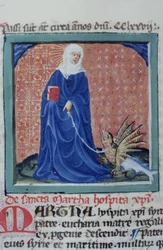 Página de la Legenda Aurea, Brujas, c.1400-10